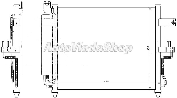 HLADNJAK  KLIME HYUNDAI ACCENT 99-