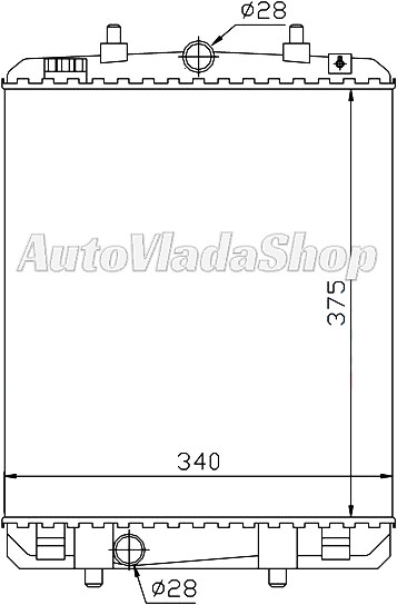 HLADNJAK CITROEN C1  14HDI /PEUGEOT 107 /AYGO