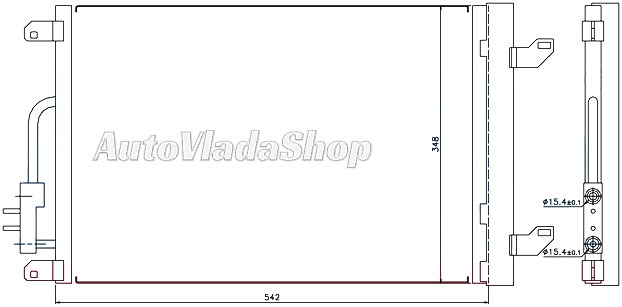 HLADNJAK KLIME BENZIN/DIZEL (50.5x35.4x16)